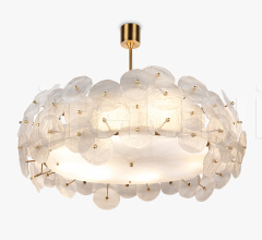Итальянские Свет - Люстра RUFFLE CHANDELIER CL207-SM Итальянские Свет - Люстра RUFFLE CHANDELIER CL207-SM фабрика Bella Figura