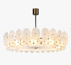 Итальянские Свет - Люстра PERLE CHANDELIER TWO TIER CL61-2T фабрика Bella Figura