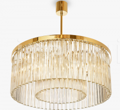 Итальянские Свет - Люстра LARGE DOUBLE DRUM CHANDELIER CL443-LA фабрика Bella Figura
