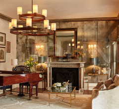 Итальянские Свет - Люстра MILNE CHANDELIER CL50-8+4 фабрика Bella Figura