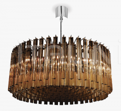 Итальянские Свет - Люстра CONCAVE DRUM CHANDELIER CL412 фабрика Bella Figura
