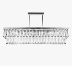 Итальянские Свет - Люстра RECTANGULAR TWO TIER CHANDELIER CL438 фабрика Bella Figura