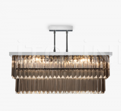 Итальянские Свет - Люстра RECTANGULAR TWO TIER CHANDELIER CL438 фабрика Bella Figura