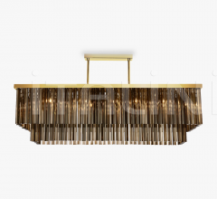 Итальянские Свет - Люстра LARGE TWO TIER RECTANGULAR CL452 фабрика Bella Figura