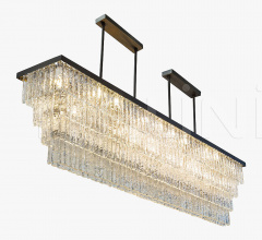 Итальянские Свет - Люстра VILLANOVA 2 RECTANGULAR CHANDELIER CL456-RECT-200 фабрика Bella Figura