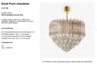 Люстра SMALL POINT CHANDELIER CL413-SM Bella Figura