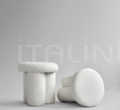 Пуф Big Foot Stool, Linen - White Chalk фабрика 101 Copenhagen