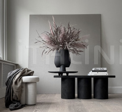 Пуф Big Foot Stool, Linen - White Chalk фабрика 101 Copenhagen