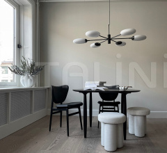 Пуф Big Foot Stool, Linen - White Chalk фабрика 101 Copenhagen