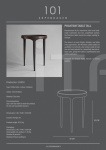 Столик Phantom Table, Tall - Burn Antique 101 Copenhagen