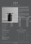 Столик Pillar Table, Tall - Burned Black 101 Copenhagen