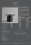 Столик Pillar Table, Low - Burned Black 101 Copenhagen