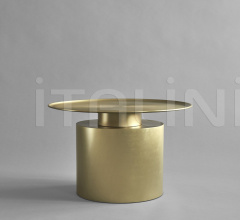Столик Pillar Table, Low - Brass фабрика 101 Copenhagen