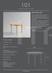 Столик Hako Table, Low - Brass 101 Copenhagen