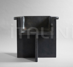 Стул с подлокотниками Brutus Dining Chair - Coffee фабрика 101 Copenhagen