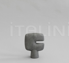 Ваза Tribal Vase, Mini - Dark Grey фабрика 101 Copenhagen