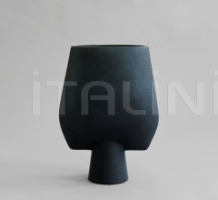 Ваза Sphere Vase Square, Big - Black фабрика 101 Copenhagen