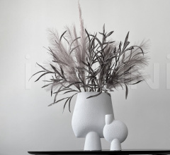 Ваза Sphere Vase Square, Big - Bubble White фабрика 101 Copenhagen