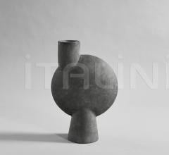 Ваза Sphere Vase Bubl, Big - Dark Grey фабрика 101 Copenhagen