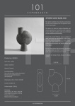Ваза Sphere Vase Bubl, Big - Dark Grey 101 Copenhagen