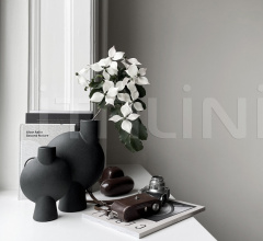 Ваза Sphere Vase Bubl, Medio - Black фабрика 101 Copenhagen