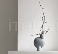Ваза Sphere Vase Bubl, Medio - Light Grey фабрика 101 Copenhagen