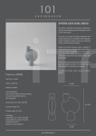 Ваза Sphere Vase Bubl, Medio - Light Grey 101 Copenhagen