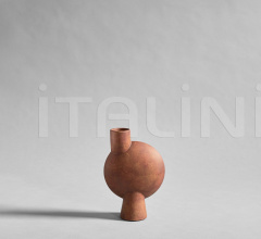 Ваза Sphere Vase Bubl, Medio -Terracotta фабрика 101 Copenhagen