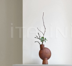 Ваза Sphere Vase Bubl, Medio -Terracotta фабрика 101 Copenhagen