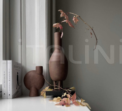 Ваза Sphere Vase Bubl, Medio -Terracotta фабрика 101 Copenhagen