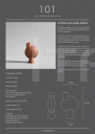 Ваза Sphere Vase Bubl, Medio -Terracotta 101 Copenhagen