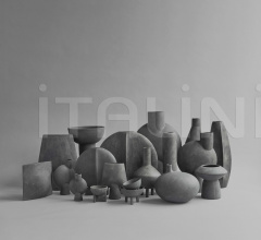 Ваза Sphere Vase Bubl, Medio - Dark Grey фабрика 101 Copenhagen