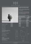 Ваза Sphere Vase Bubl, Medio - Dark Grey 101 Copenhagen