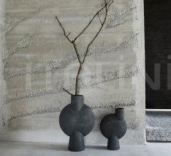 Ваза Sphere Vase Bubl, Hexa - Dark Grey фабрика 101 Copenhagen