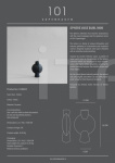 Ваза Sphere Vase Bubl, Mini - Black 101 Copenhagen