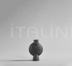 Ваза Sphere Vase Bubl, Mini - Dark Grey фабрика 101 Copenhagen