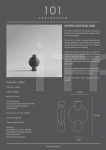 Ваза Sphere Vase Bubl, Mini - Dark Grey 101 Copenhagen