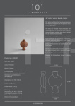 Ваза Sphere Vase Bubl, Mini - Terracotta 101 Copenhagen