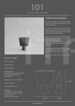 Ваза Sphere Vase Triangle, Mini - Dark Grey 101 Copenhagen