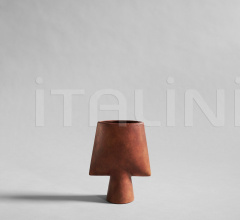 Итальянские Предметы интерьера - Ваза Sphere Vase Square, Mini - Terracotta Итальянские Предметы интерьера - Ваза Sphere Vase Square, Mini - Terracotta фабрика 101 Copenhagen