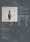 Ваза Duck Vase, Slim - Terracotta 101 Copenhagen