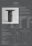 Ваза Bourgeon Vase - Dark Grey 101 Copenhagen