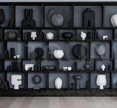 Итальянские Предметы интерьера - Ваза Kabin Vase, Small - Black Итальянские Предметы интерьера - Ваза Kabin Vase, Small - Black фабрика 101 Copenhagen