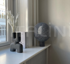Итальянские Предметы интерьера - Ваза Cobra Double, Mini - Dark Grey Итальянские Предметы интерьера - Ваза Cobra Double, Mini - Dark Grey фабрика 101 Copenhagen