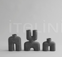 Итальянские Предметы интерьера - Ваза Cobra Tall, Mini - Dark Grey Итальянские Предметы интерьера - Ваза Cobra Tall, Mini - Dark Grey фабрика 101 Copenhagen
