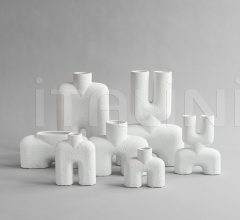 Ваза Cobra Tall, Medio - Bubble White фабрика 101 Copenhagen