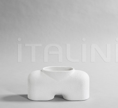 Ваза Cobra Fat, Medio - Bubble White фабрика 101 Copenhagen