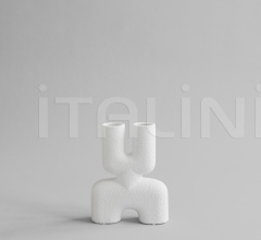 Ваза Cobra Double, Mini - Bubble White фабрика 101 Copenhagen