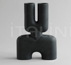 Ваза Cobra Double, Hexa - Black фабрика 101 Copenhagen