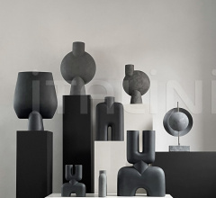 Ваза Cobra Tall, Hexa - Black фабрика 101 Copenhagen